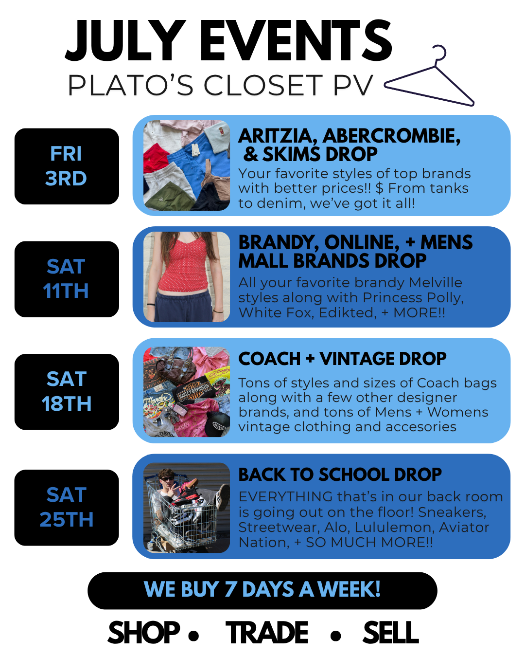 calendar of july events